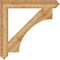 Ekena Millwork Westlake Arts & Crafts Rough Sawn Bracket, Western Red Cedar, 6"W x 46"D x 46"H BKT06X46X46WTL03RWR - alternate 2
